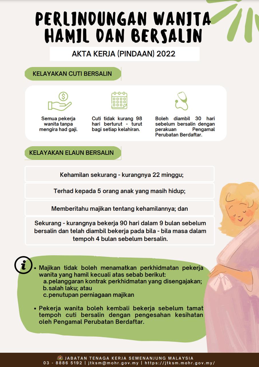Kelayakan Cuti Bersalin
